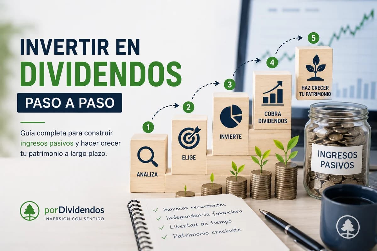 Invertir en dividendos a largo plazo: guía paso a paso